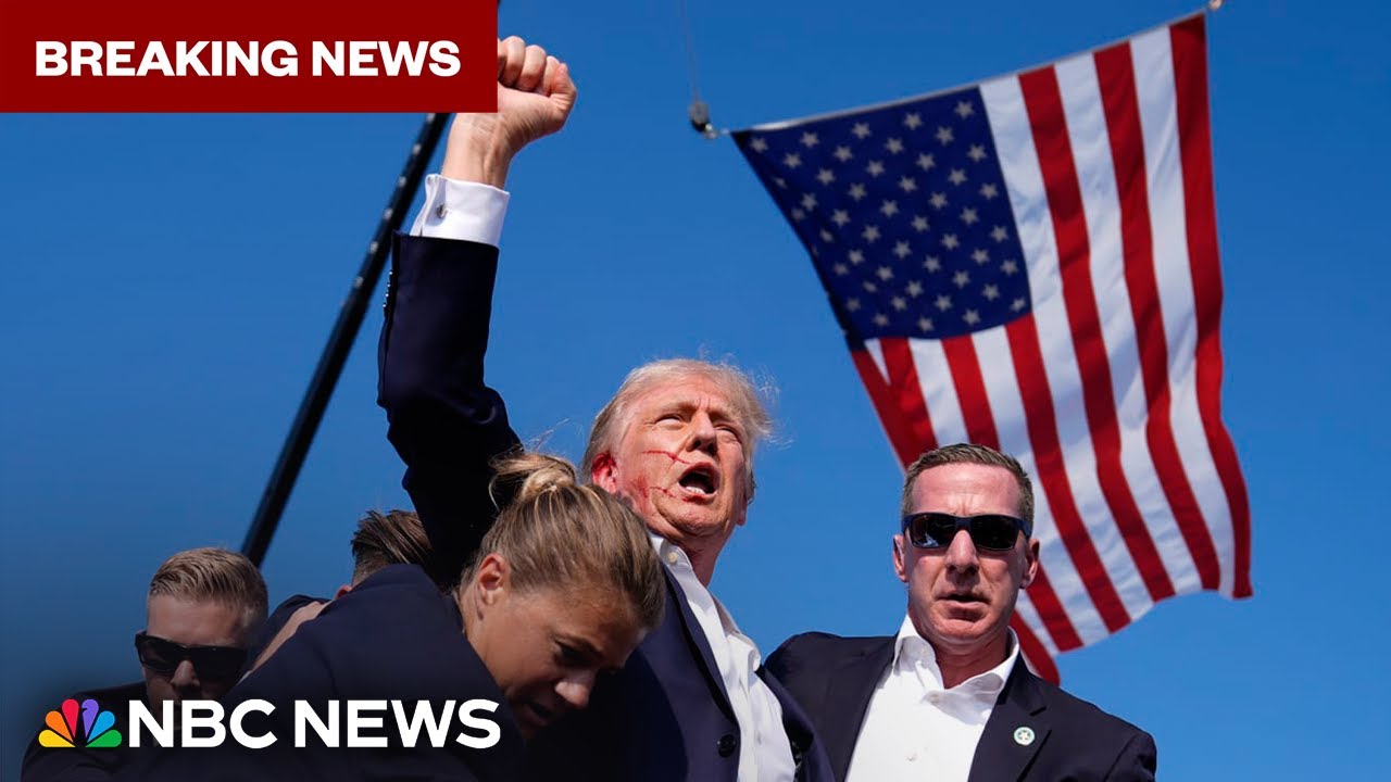 LIVE: Trump injured in assassination attempt at rally; Shooter killed | NBC News NOW