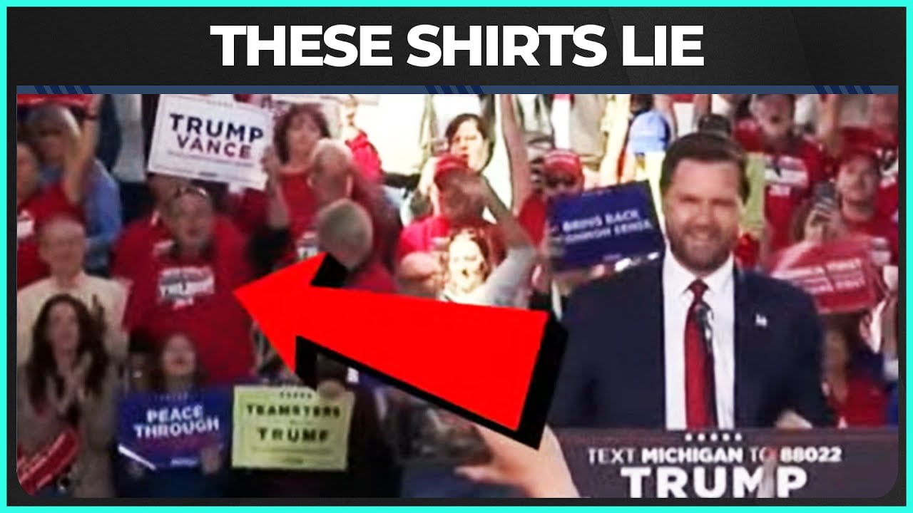 A Bunch Of Shirts At A Trump Rally Was Exposed As A TOTAL LIE