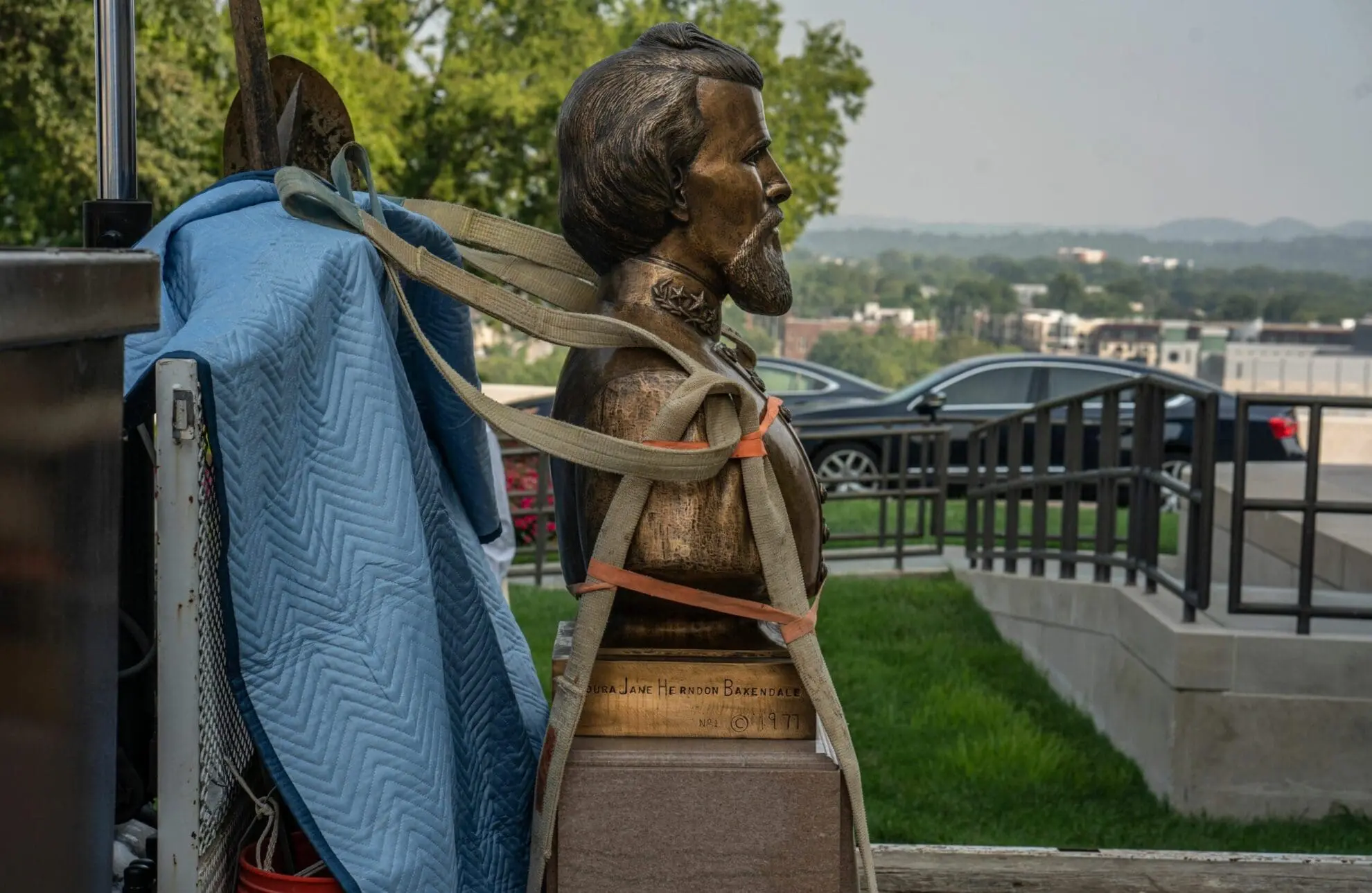 Bust of Confederate General Nathan Bedford