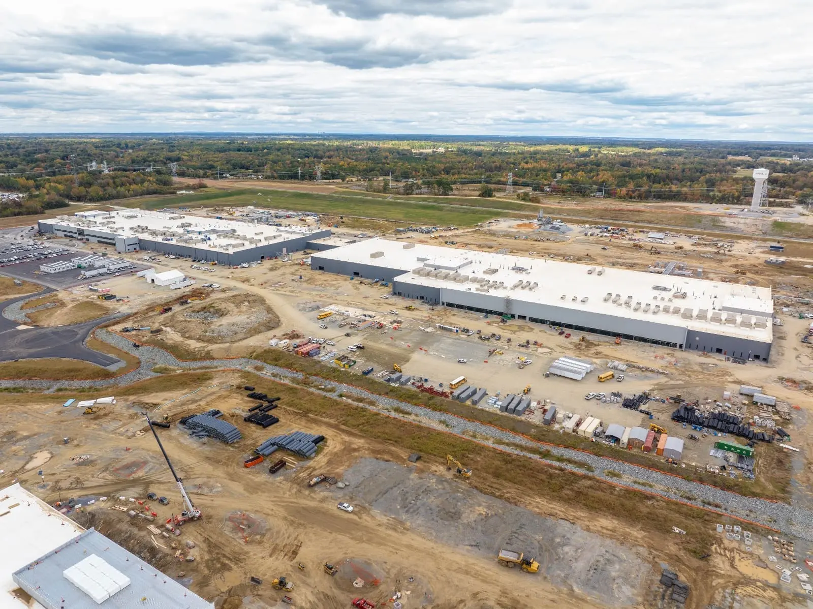 Climate law benefits GOP districts aerial view of the Toyota factory in North Carolina