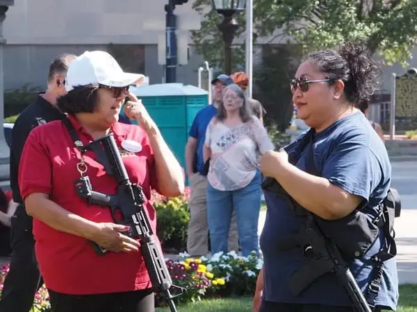 Gun advocates event in Michigan