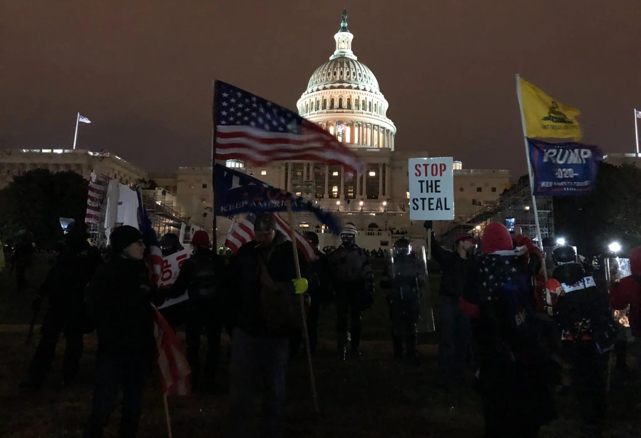 Stop The Steal at the Capitol in Washington, D.C.