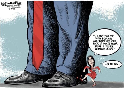 Nikki Haley Presidential run cartoon