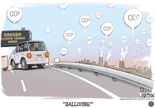 Spy balloons cartoon