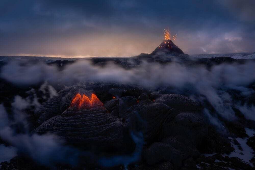 Photography contest volcanoes erupting