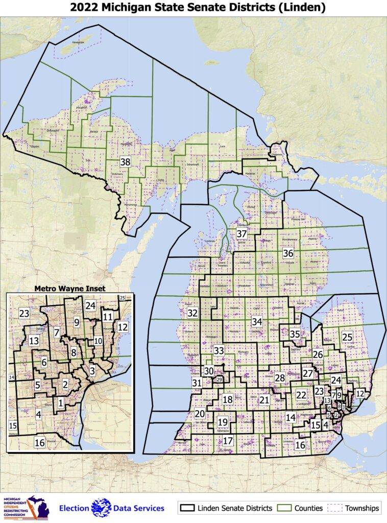 Michigan map