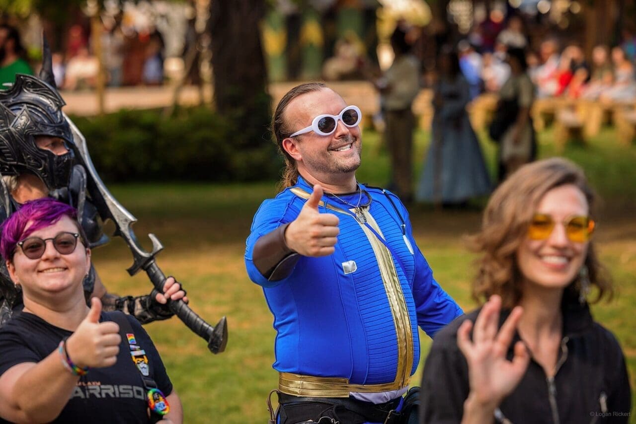 2024 presidential election candidate time traveler man dressed as a futuristic time traveler