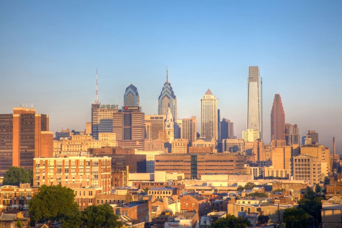 Philadelphia city skyline