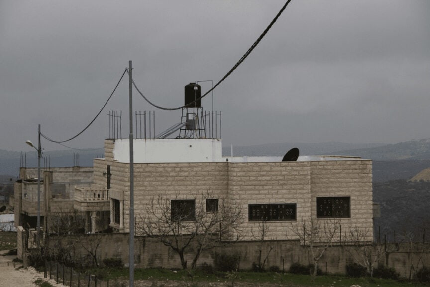 The water supply in the west bank of gaza