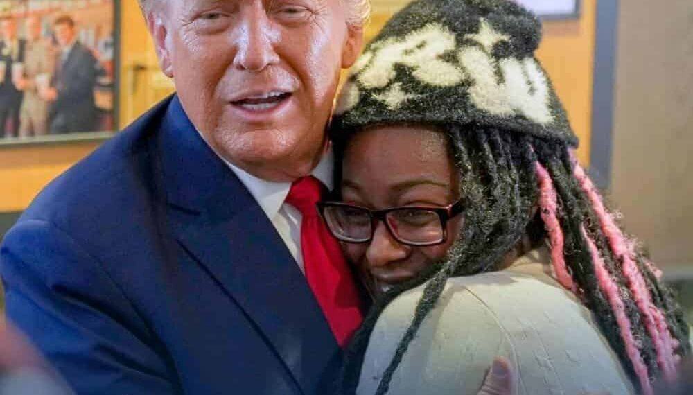 Donald trump and michaelah montgomery