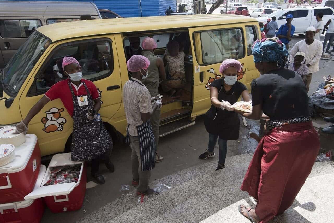 World central kitchen aid workers in mozambiqy