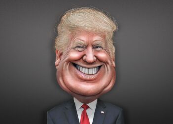 Donald trump caricature