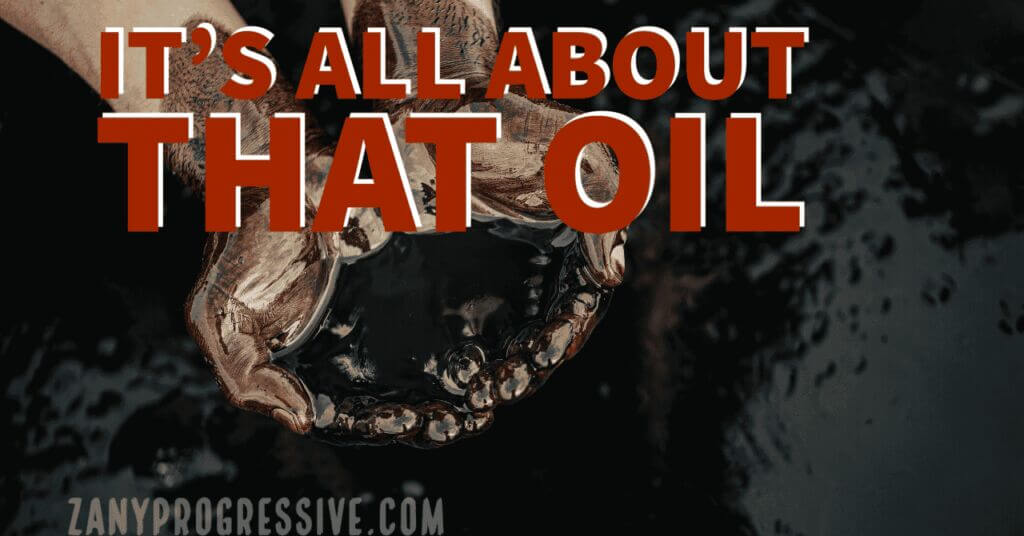 2 hands cupping oil over a pool of oil