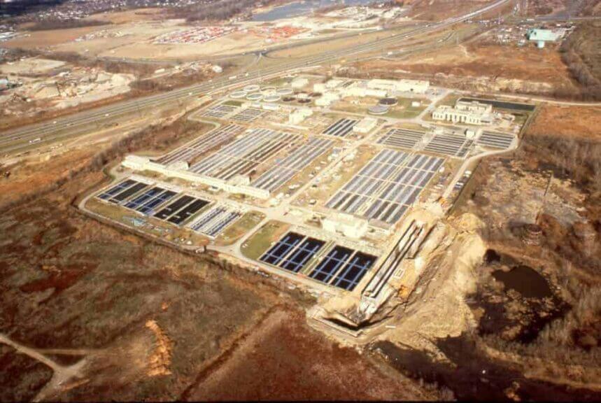The jackson pike wastewater treatment plant.