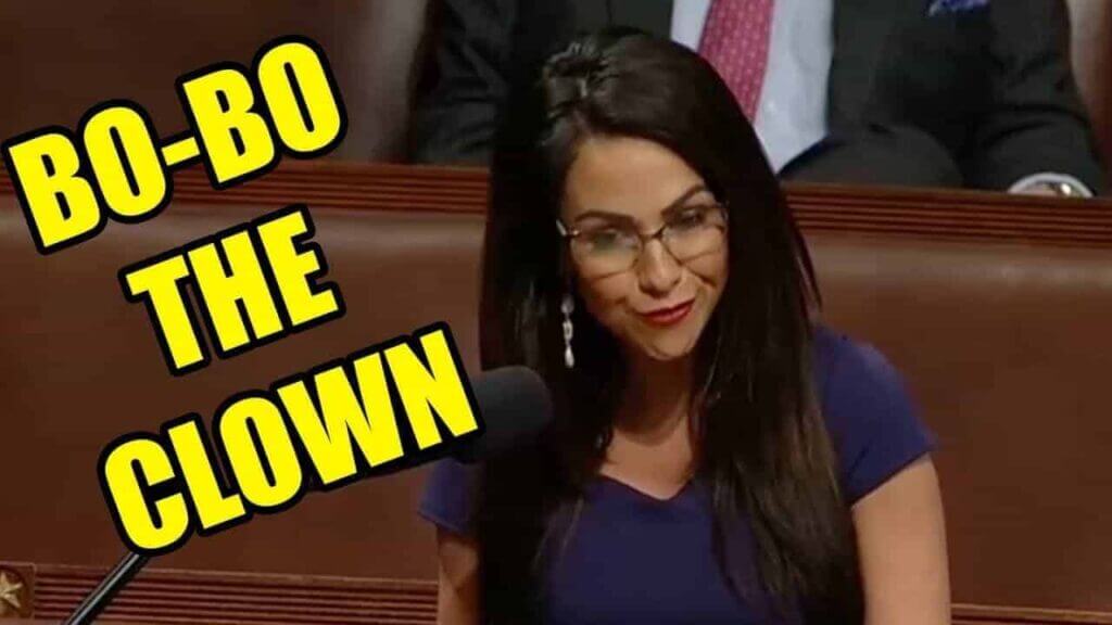Lauren boebert on the house floor