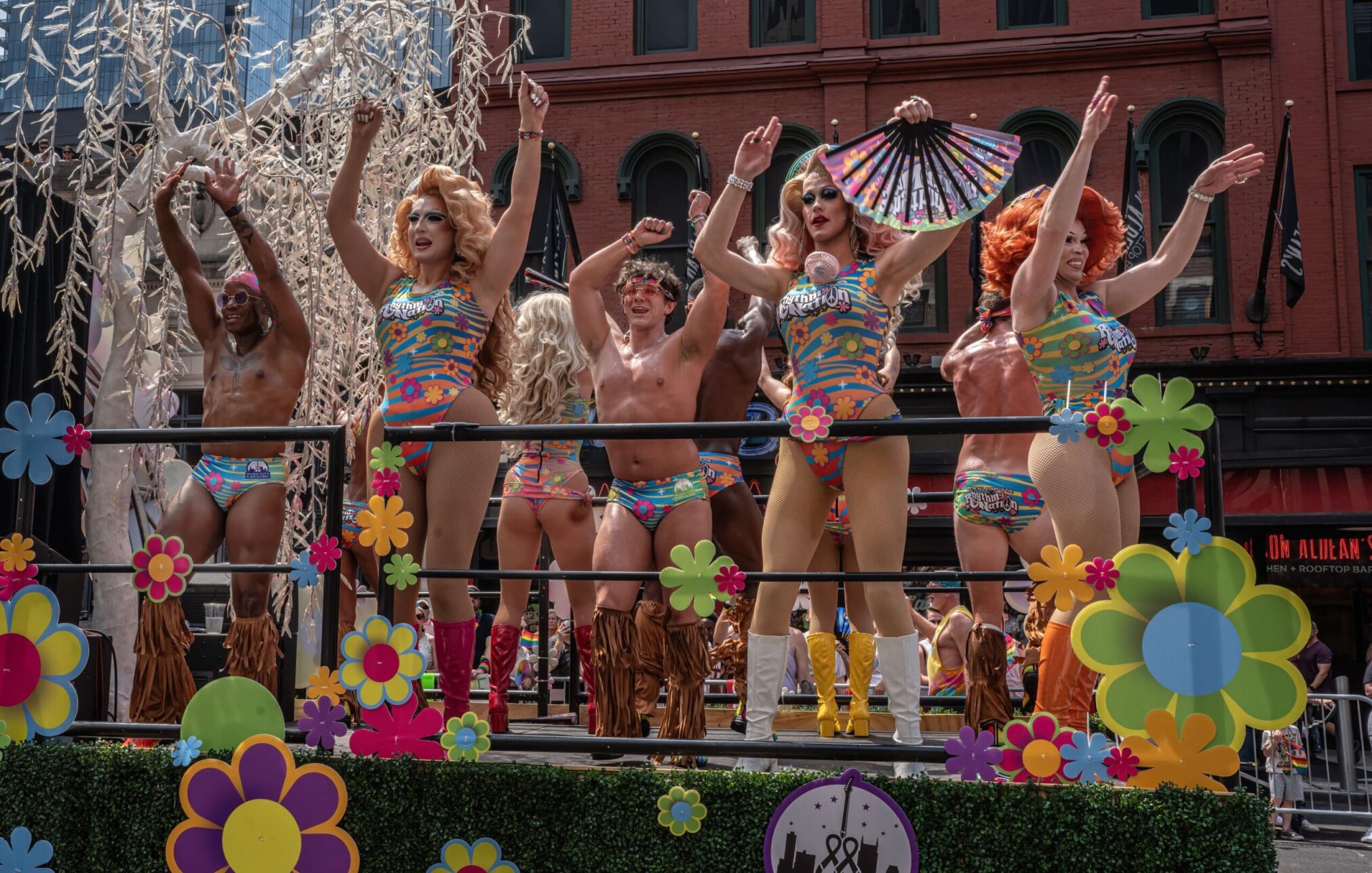 Float in the Pride Parade in Nashville