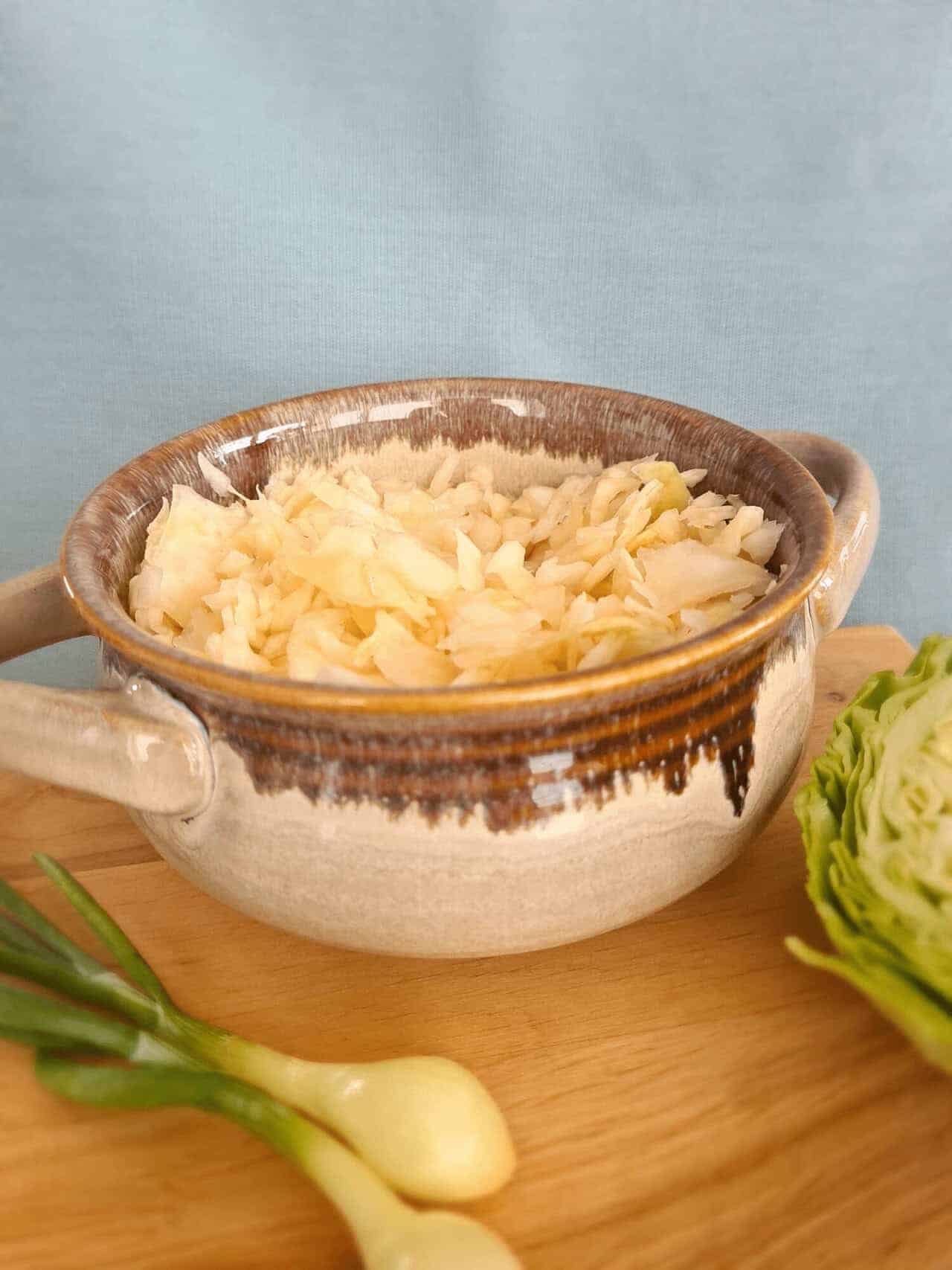 Fermented foods: a bowl of goodness: sauerkraut traditionally gave people vitamin c and other nutrients through the cold northern european winters.