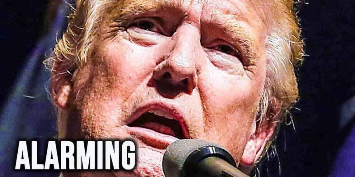 Donald trump appears sweaty and confused