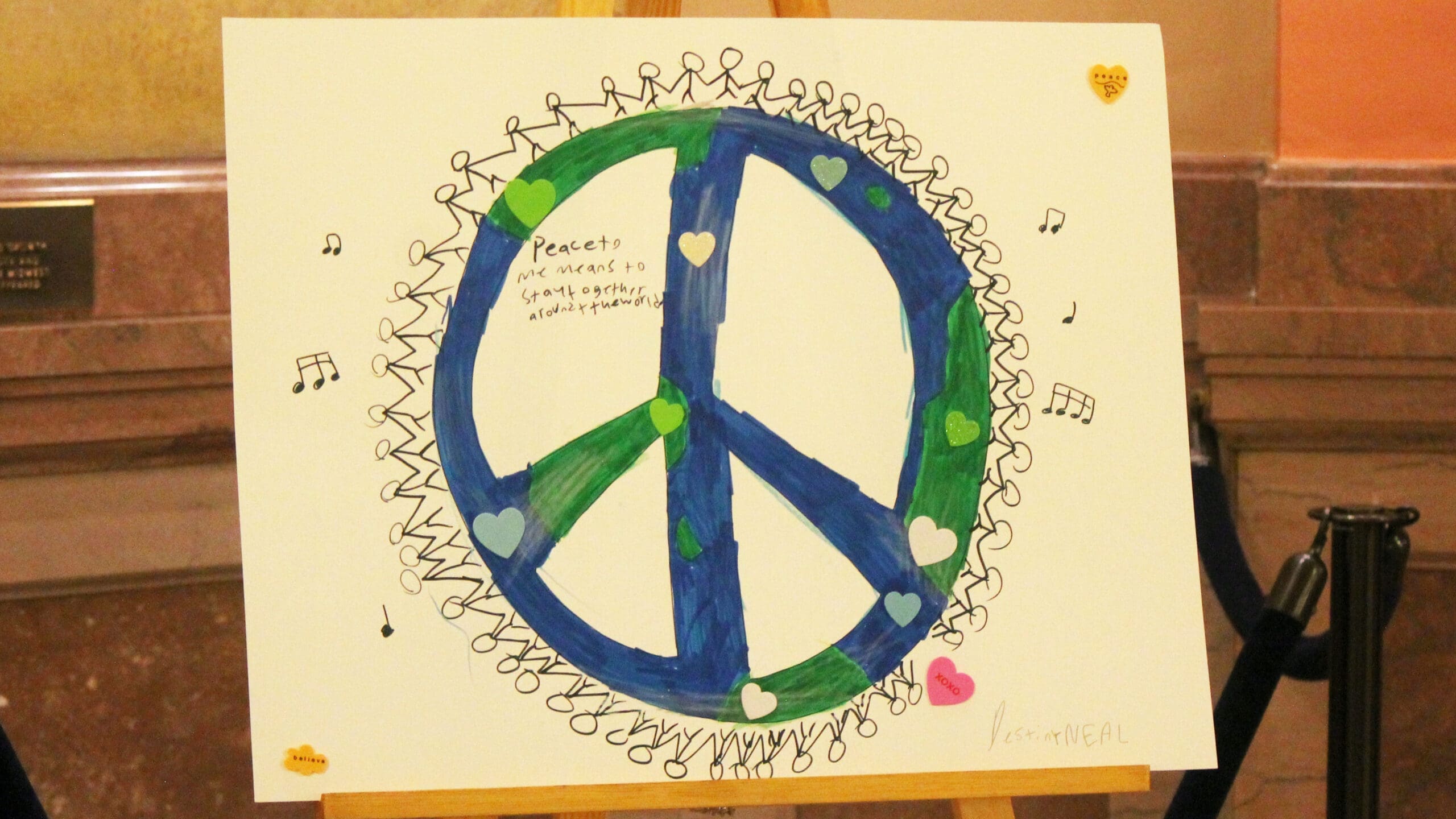 Art by a peace camper