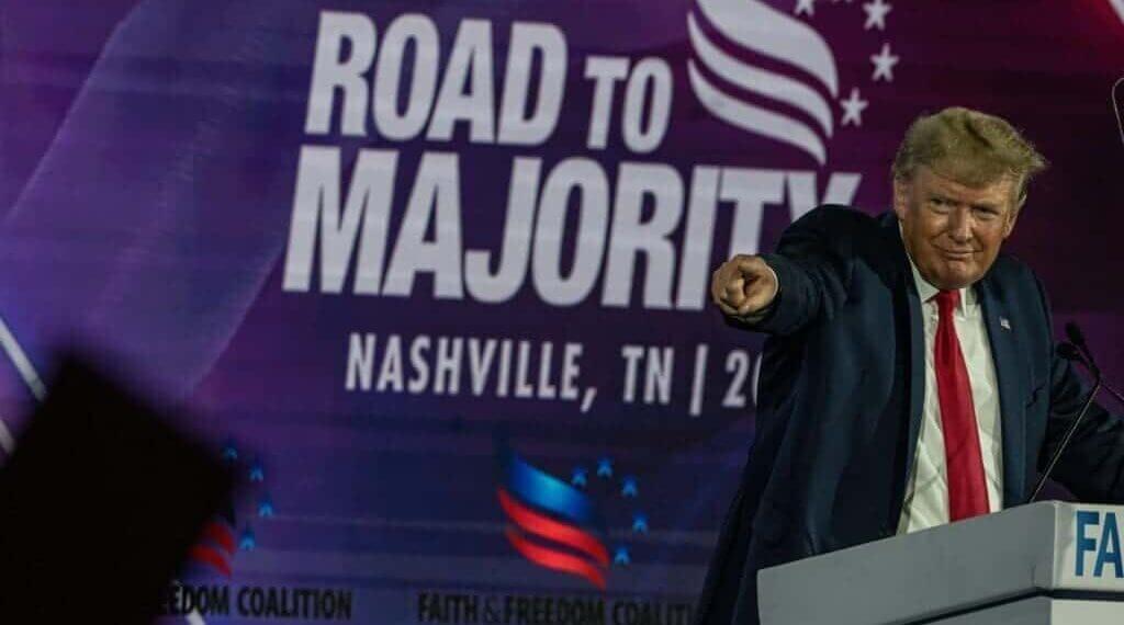 Donald trump speaking in nashville, tn.