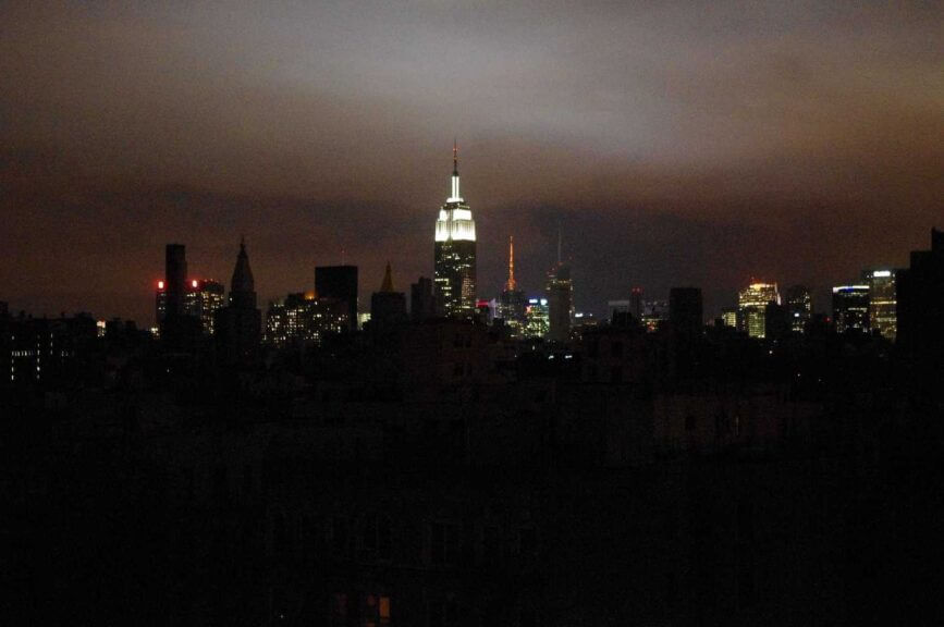 Blackout in new york after hurricane sandy
