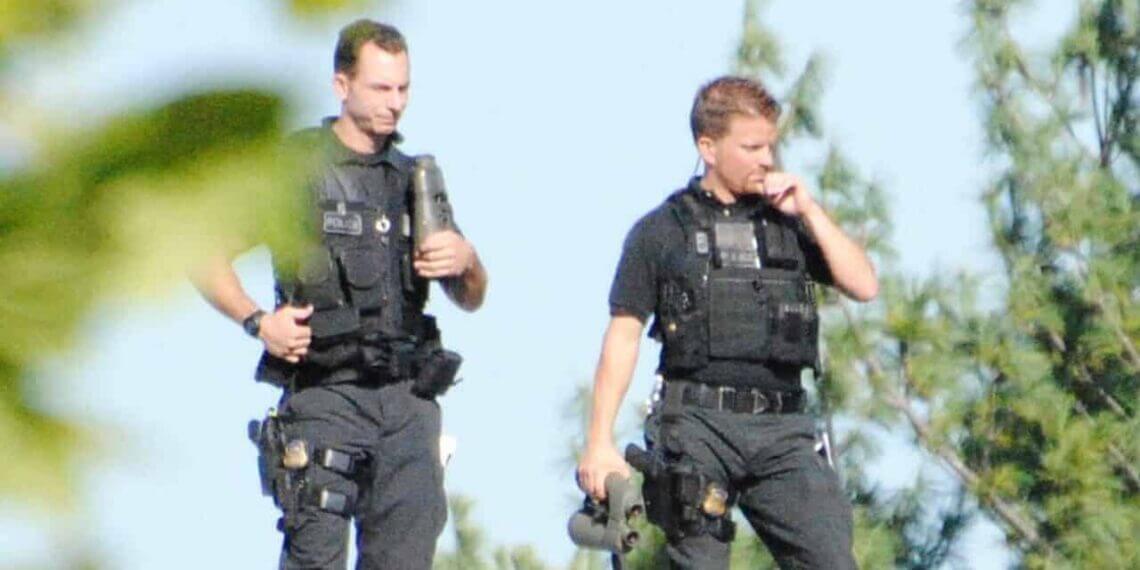 Secret service snipers on a rooftop