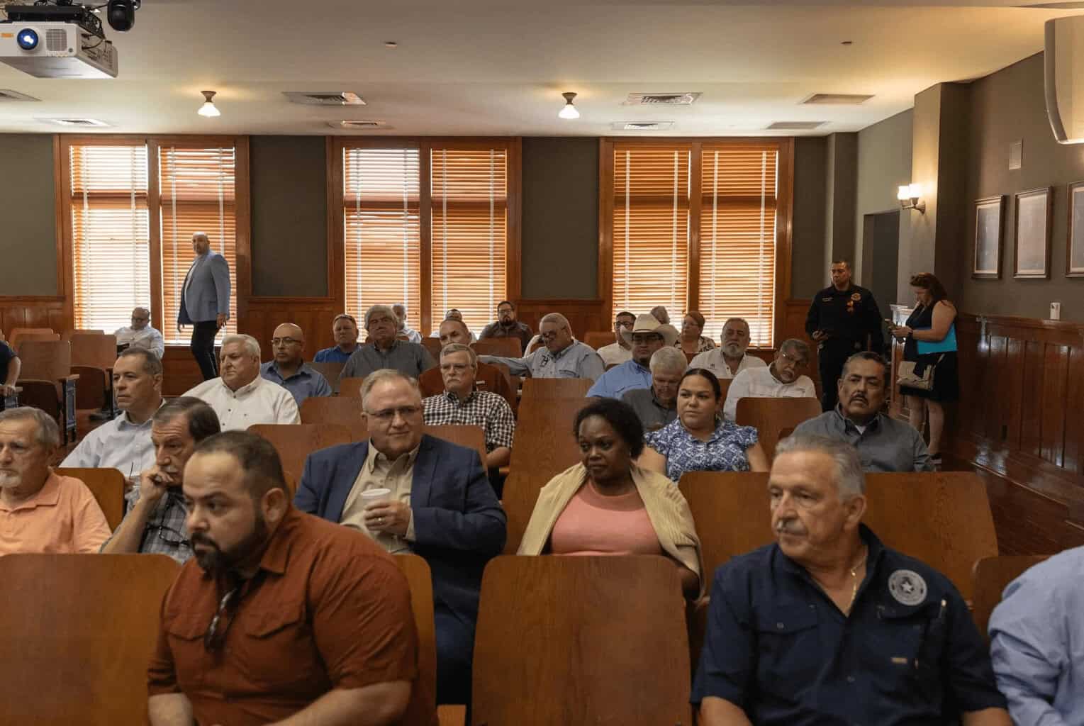 Water conservation meeting about rio grande river in texas