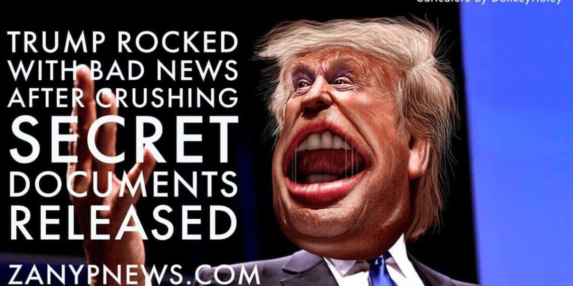 Caricature of donald trump