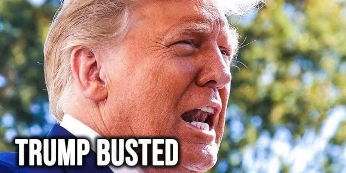 Donald trump busted