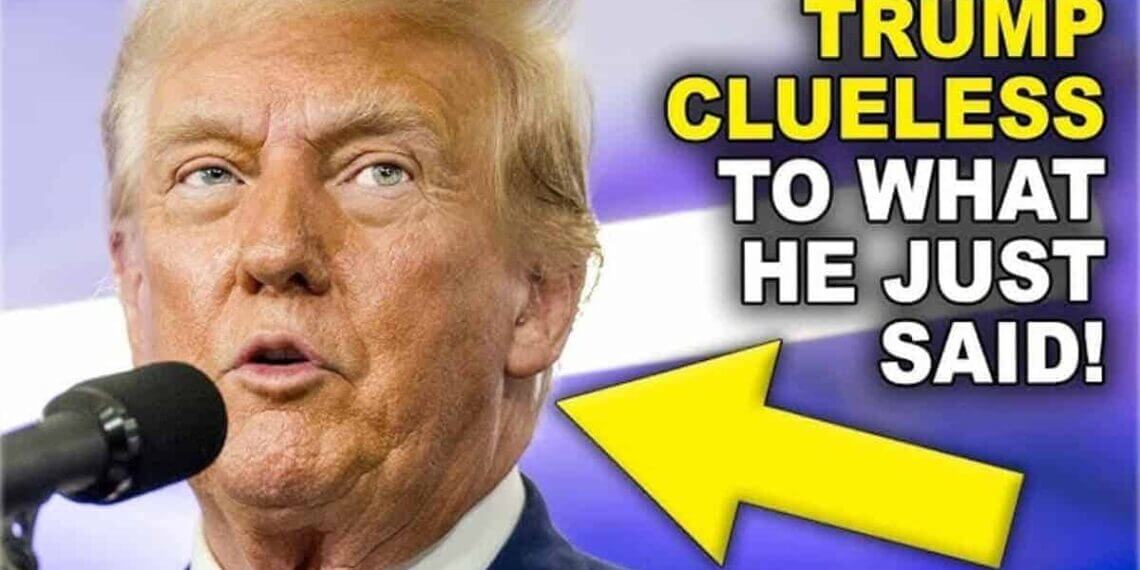 Closeup of donald trump’s face