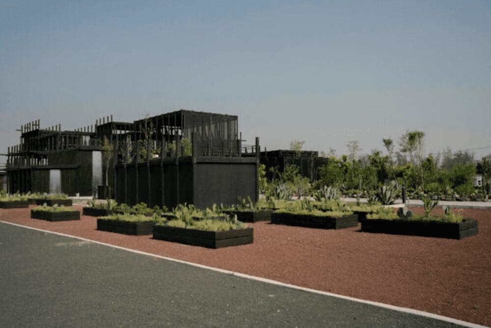 A community center located in the park outside Mexico City