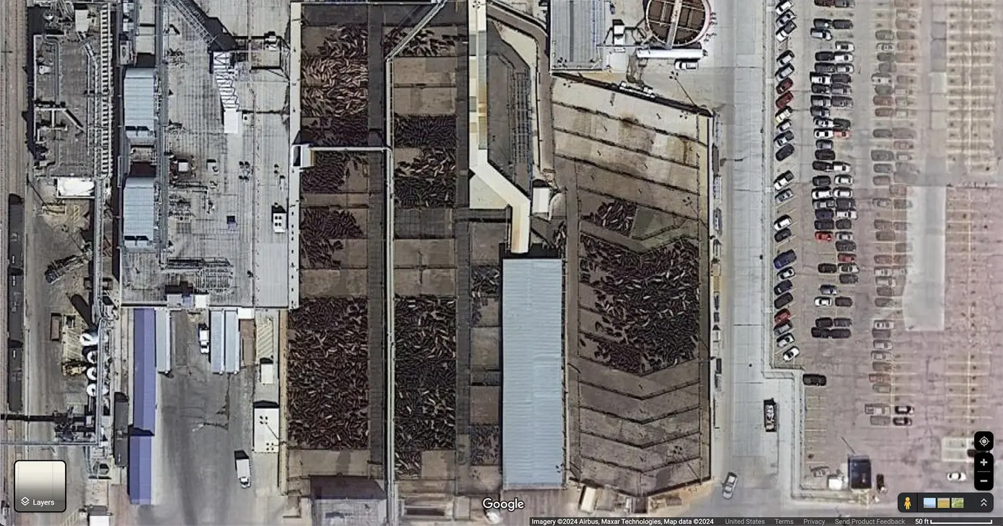 Google maps screenshot of the Oregon company