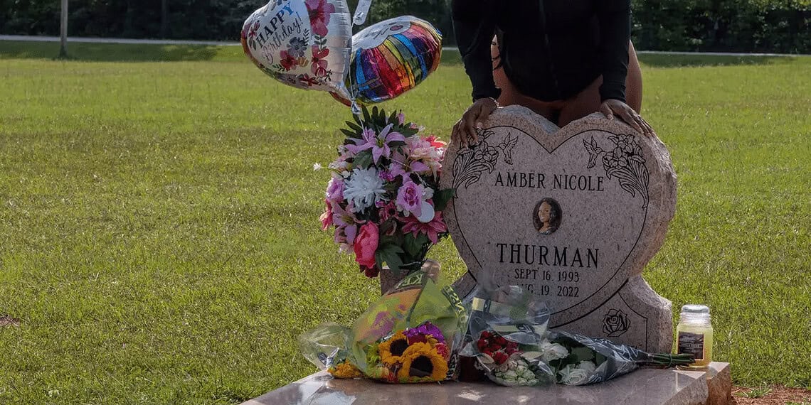 Headstone for amber nicole thurman