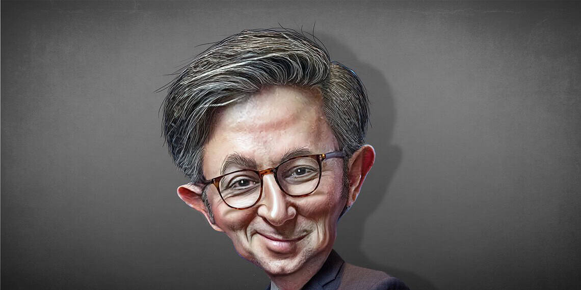 Caricature of speaker mike johnson