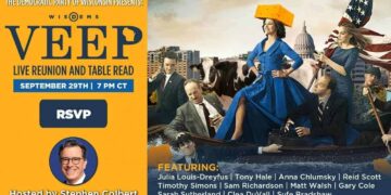 Veep event fundraiser in wisconsin promo graphic