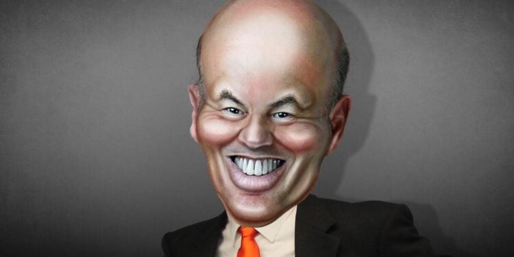 Caricature of louid dejoy of the usps