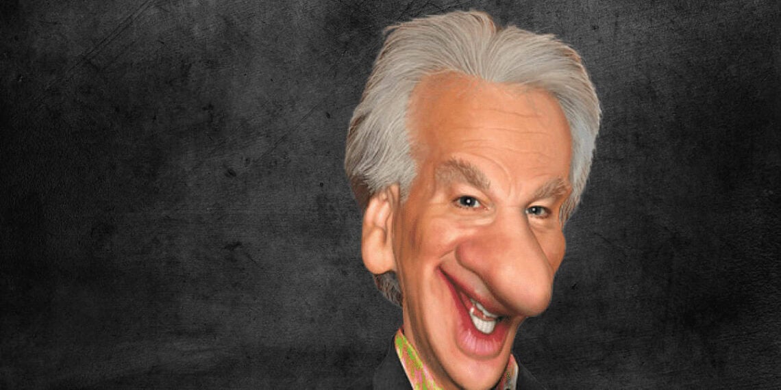 Caricature of bill maher