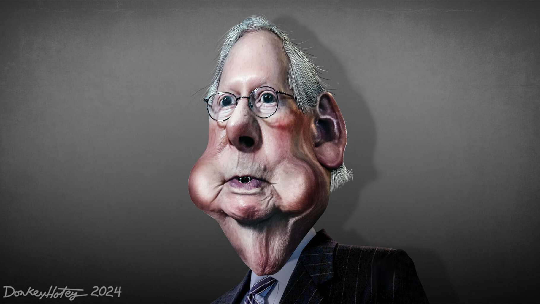 Politicians mental competency
caricature of mitch mcconnell