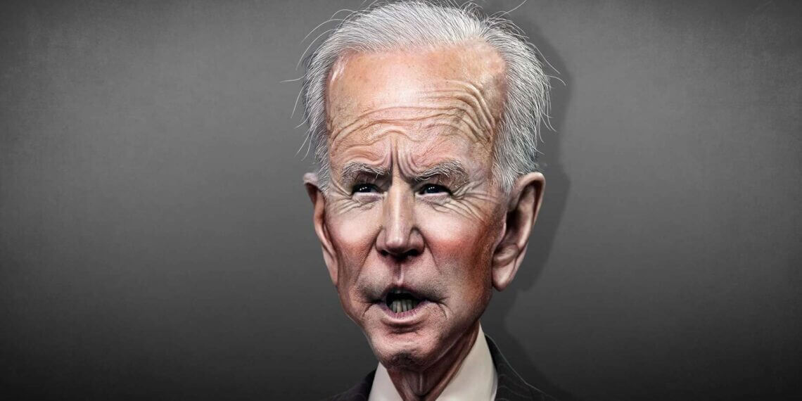 Caricature of joe biden