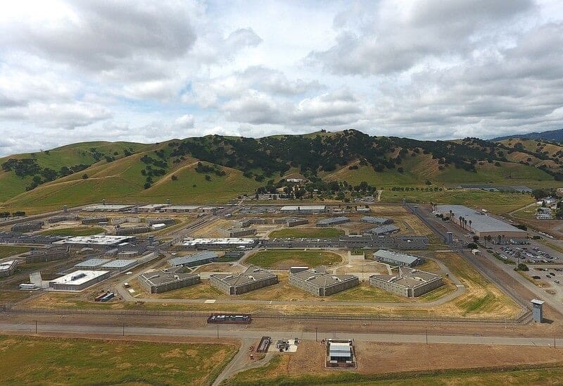 Aerial view of solano state prison