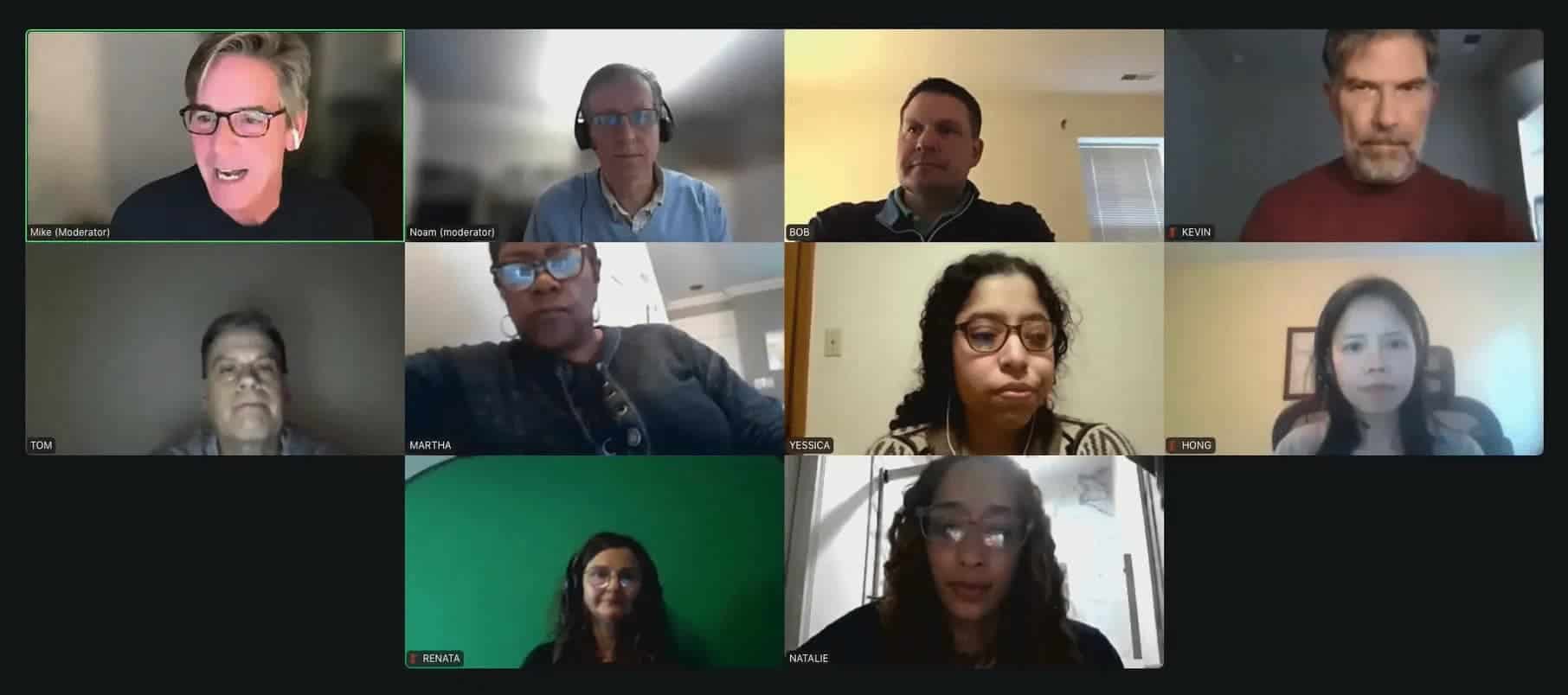 Voters on zoom discuss high medical bills.