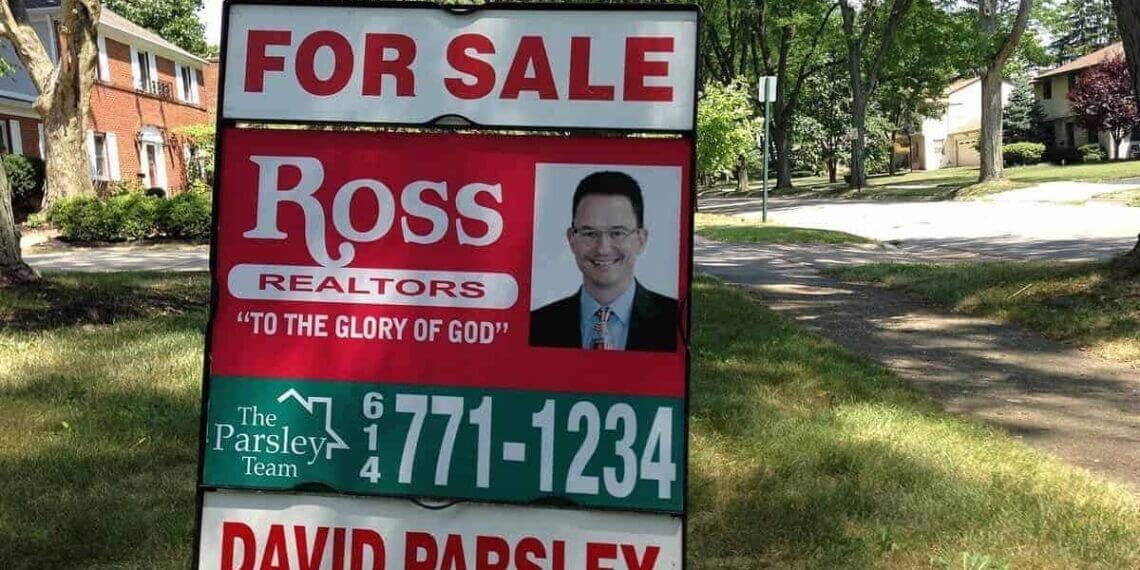 How trump’s proposals affect housing costs a realtor’s for sale sign in ohio.