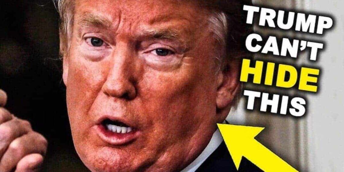 Donald trump close-up of his face