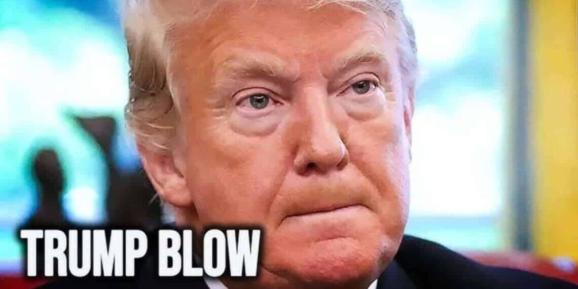 Closeup of donald trump’s face with a frustrated look on his face