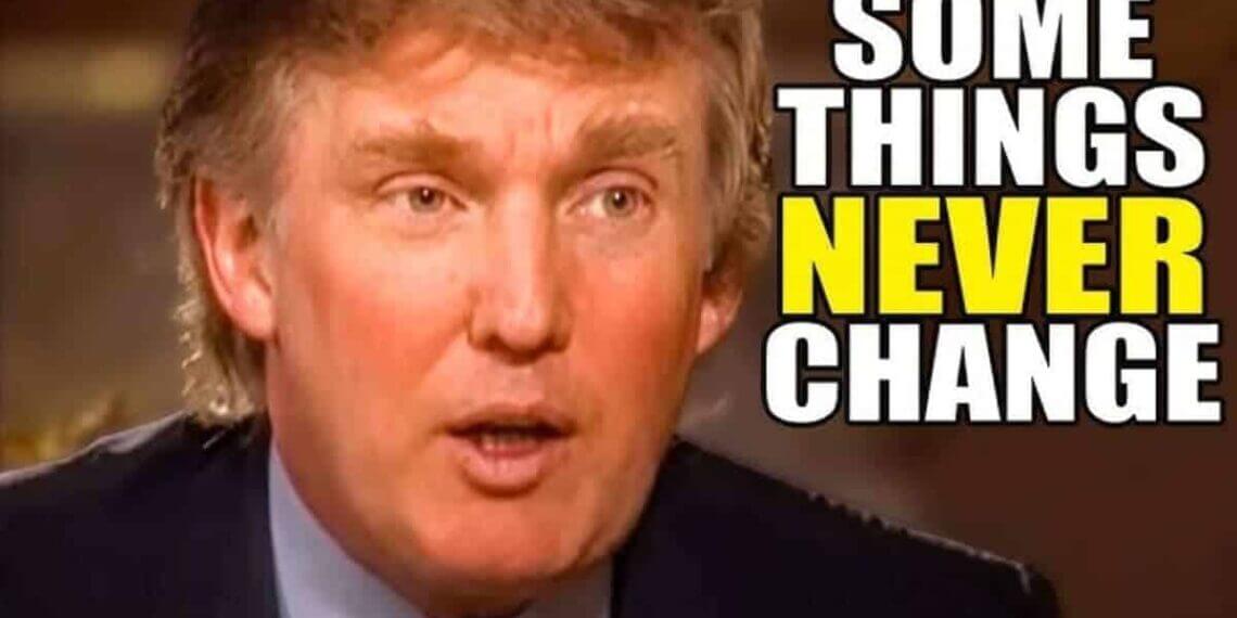 Photo of donald trump as a much younger man in an interview