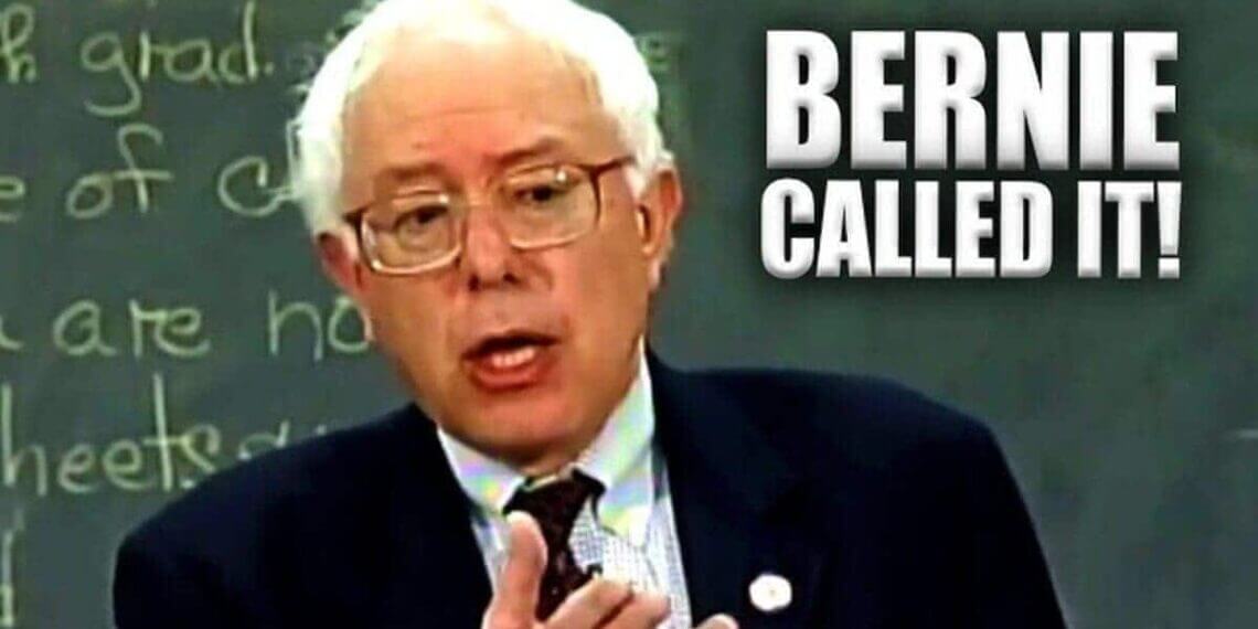 Bernie sanders in a video from 20+ years ago