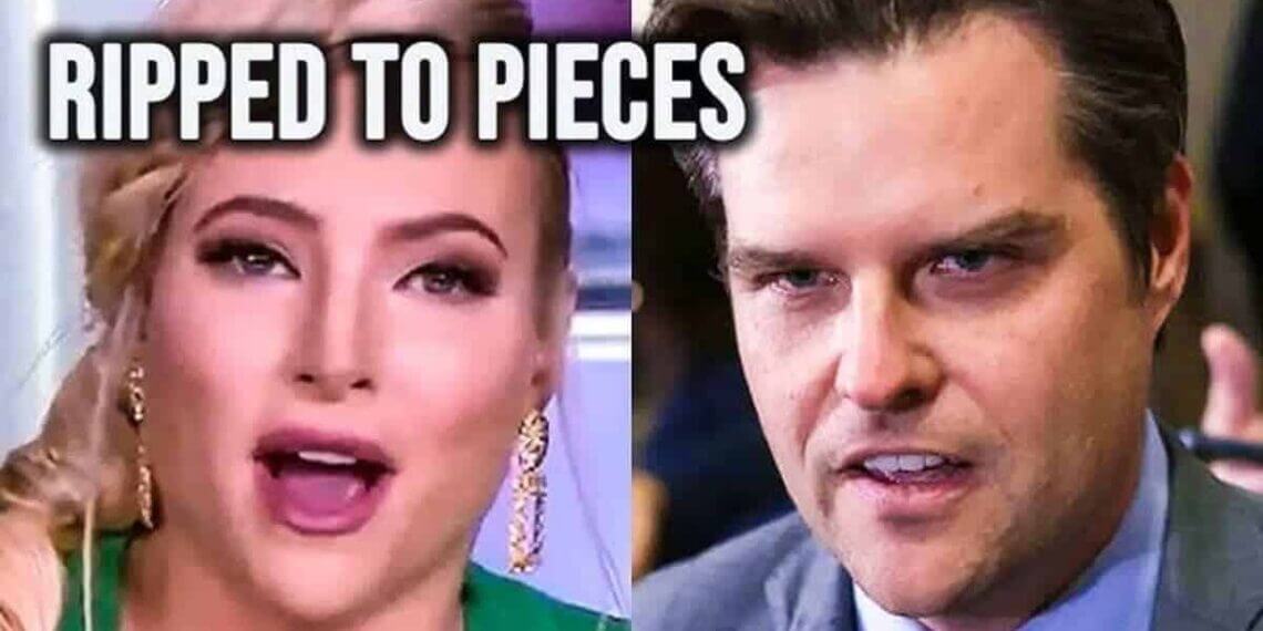 Meghan mccain and matt gaetz