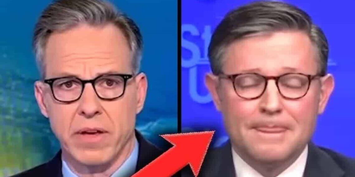 Jake tapper and mike johnson
