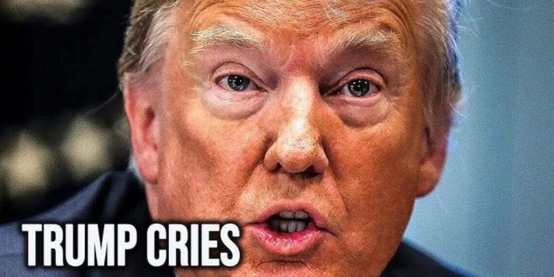 Extreme close-up of donald trump’s face