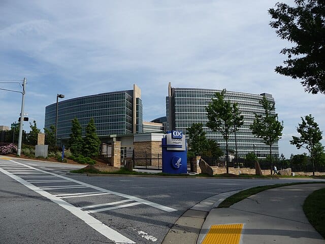 Entrance to cdc headquarters in georgia